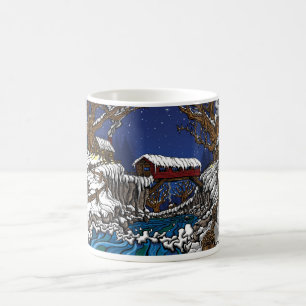 Bedeckte Brücken-Kaffee-Tasse Tasse