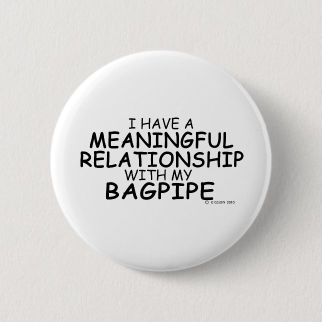 Bedeutende Beziehung Bagpipe Button (Vorderseite)