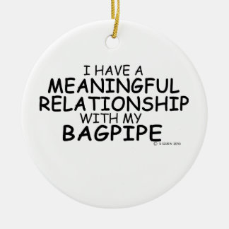 Bedeutende Beziehung Bagpipe Keramik Ornament