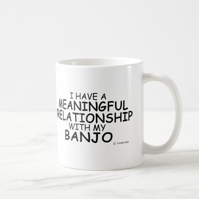 Bedeutende Beziehung Banjo Coffee Tasse (Rechts)