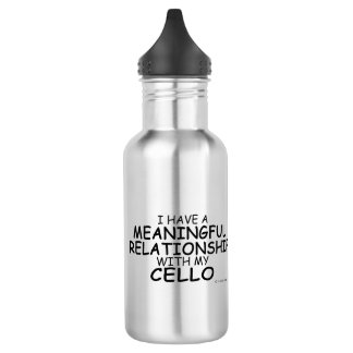 Bedeutende Beziehung Cello Edelstahlflasche