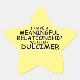 Bedeutende Beziehung Dulcimer Star Sticker