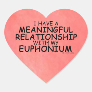 Bedeutende Beziehung Euphonium Heart Sticker