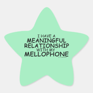 Bedeutende Beziehung Mellophone Star Sticker