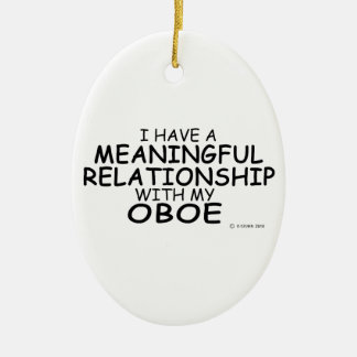 Bedeutende Beziehung Oboe Keramik Ornament