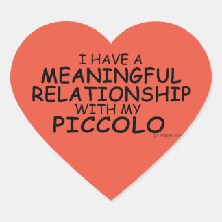 Bedeutende Beziehung Piccolo Heart Sticker