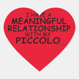 Bedeutende Beziehung Piccolo Heart Sticker