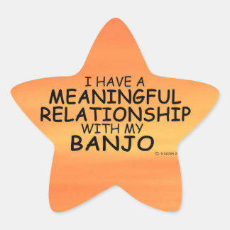 Bedeutende Beziehungen Banjo Star Sticker