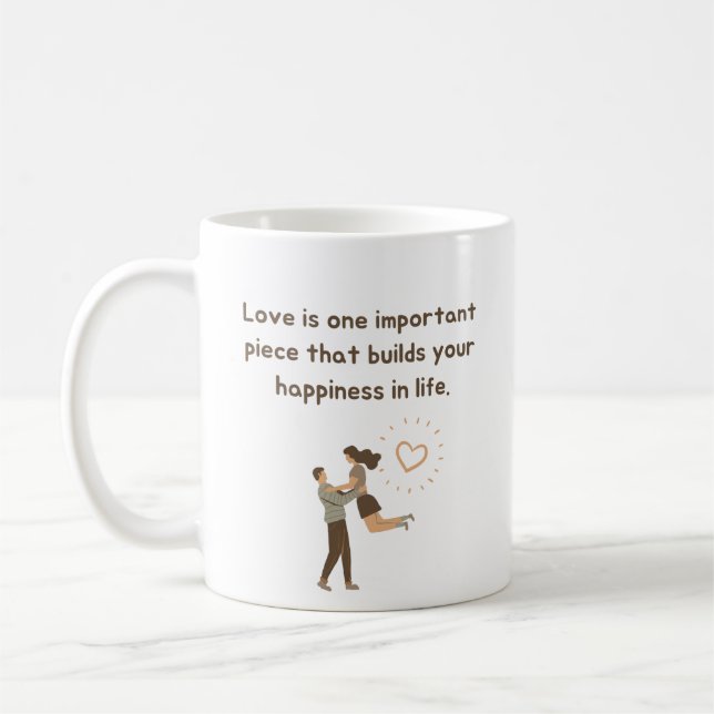Bedeutende Liebe Niedlich Kaffeetasse (Links)