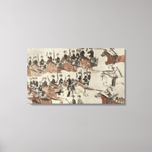 Bedeutenden Rückzug Marcus Renos vor dem indische Leinwanddruck