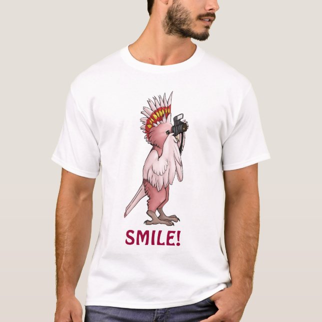 Bedeutendes Mitchell Cockatoo-Lächeln T-Shirt (Vorderseite)