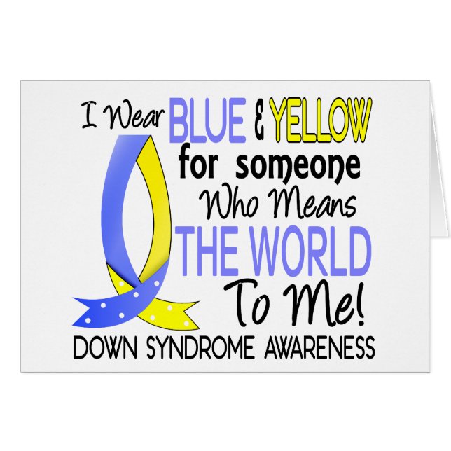 Bedeutet die Welt zu mir Down-Syndrom (Vorderseite (Horizontal))