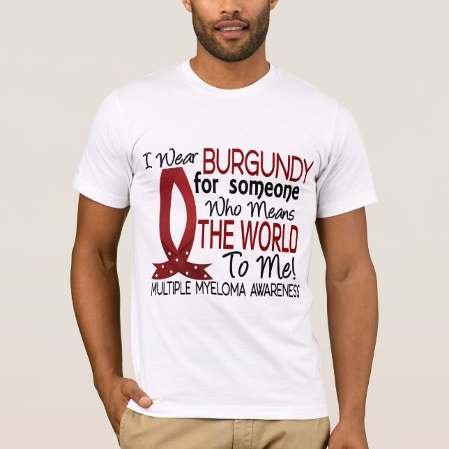 Bedeutet die Welt zu mir multiples Myeloma T-Shirt (Vorderseite)