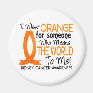 Bedeutet die Welt zu mir Nieren-Krebs Magnet