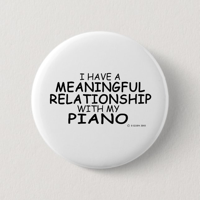 Bedeutsame Beziehung Piano Button (Vorderseite)
