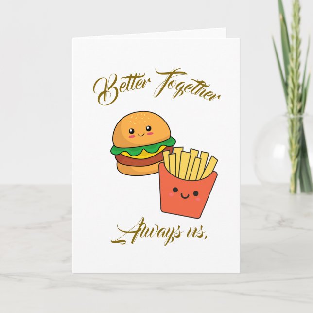 Bedeutsames Geschenk – Elegante Liebe Karte (Vorderseite)