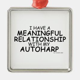 Bedeutung der Beziehung Autoharp Ornament Aus Metall