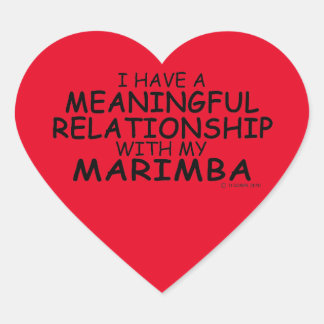 Bedeutung der Beziehung Marimba Heart Sticker