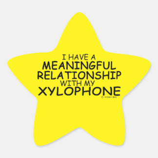Bedeutung der Beziehung Xylophone Star Sticker