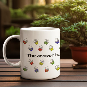 Bedeutung des Lebens 42 Kuchen Tasse