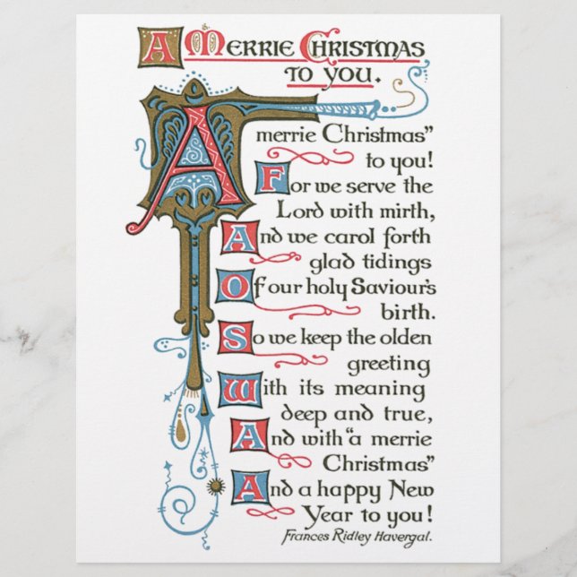 Bedeutung des WeihnachtsFlyers Flyer (Vorne)