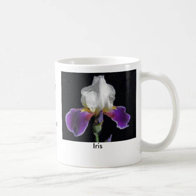 Bedeutung in der Natur: Iris-Blume Kaffeetasse (Rechts)