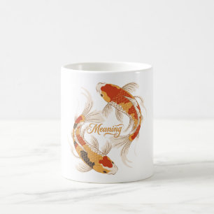 Bedeutung – Koi-Fisch Symbol für Wachstum, Inspira Kaffeetasse
