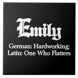 Bedeutung von Emily Fliese