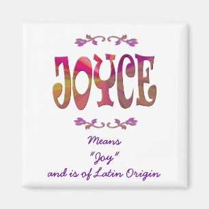 Bedeutung von Joyce Magnet