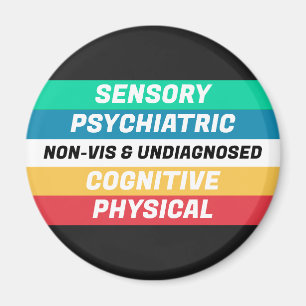 Bedeutungen der Disability Pride Flag Magnet