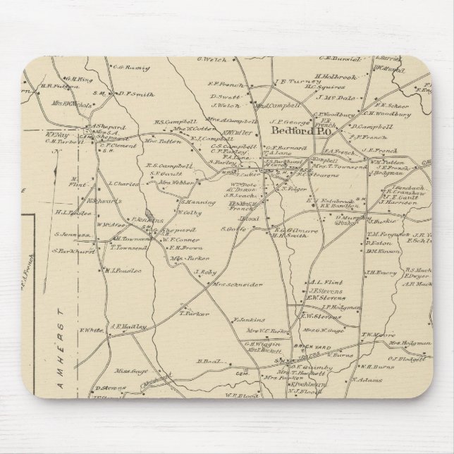 Bedford, Amherst, Hillsborough Co Mousepad (Vorne)
