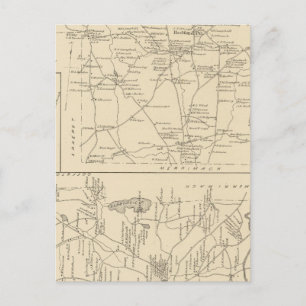 Bedford, Amherst, Hillsborough Co Postkarte