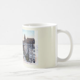 Bedford Ave., Brooklyn, NY 1906 im Vintage-Stil Kaffeetasse