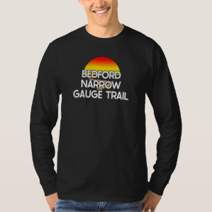 Bedford Narrow Gage Trail Usa Rail Trail Bike T-Shirt