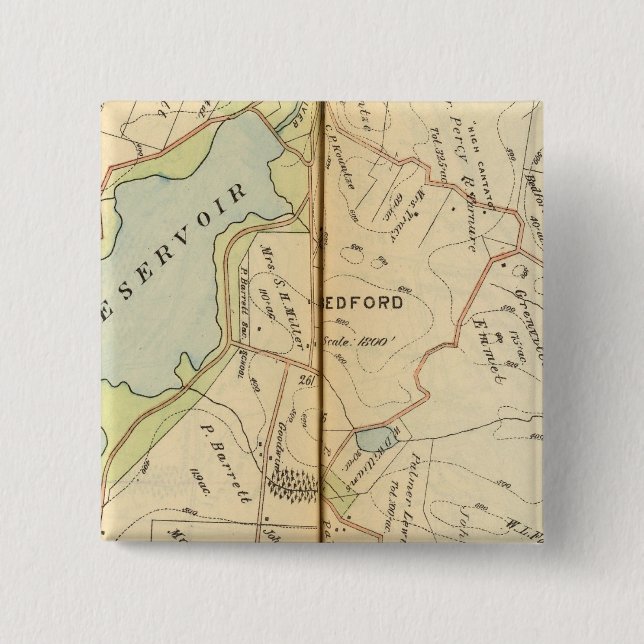 Bedford, New York 2 Button (Vorderseite)