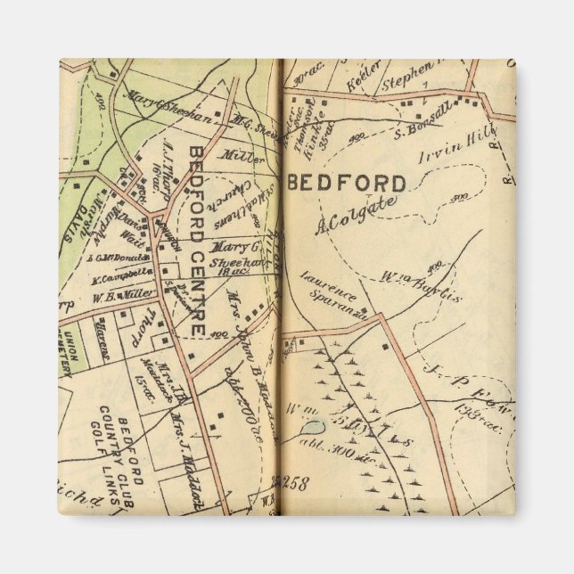 Bedford, New York 2 Magnet (Vorne)