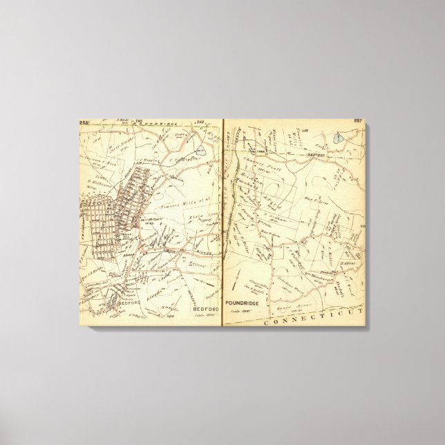 Bedford, New York Leinwanddruck (Vorderseite)