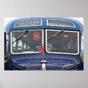 Bedford OB Coach, um die 50er Jahre. Poster