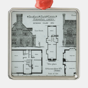 Bedford-Park-Anwesen Ornament Aus Metall