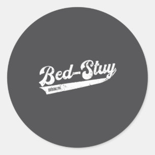 Bedford Stuyvesant Bed Stuy Brooklyn New York City Runder Aufkleber