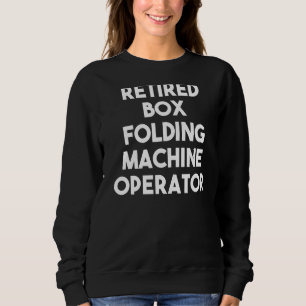 Bediener der Faltmaschine für die Faltschachtel Sweatshirt