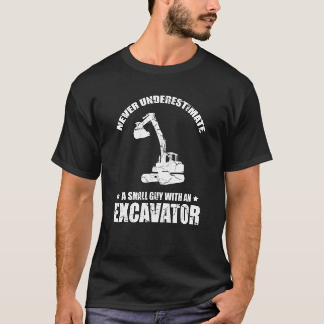 Bediener von Mens Heavy Machinery T-Shirt (Vorderseite)