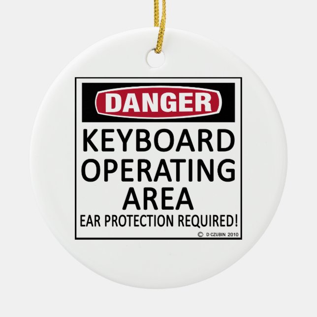 Bedienfeld der Tastatur Keramik Ornament (Vorne)