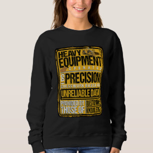 Bedienung von Schwermaschinen I Führe Präzisionsar Sweatshirt