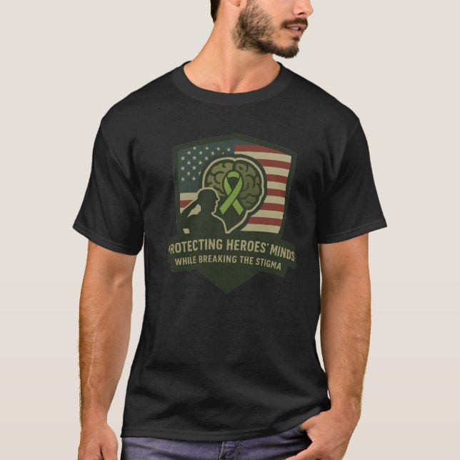 Bedienungs-Minenschild T-Shirt (Vorderseite)