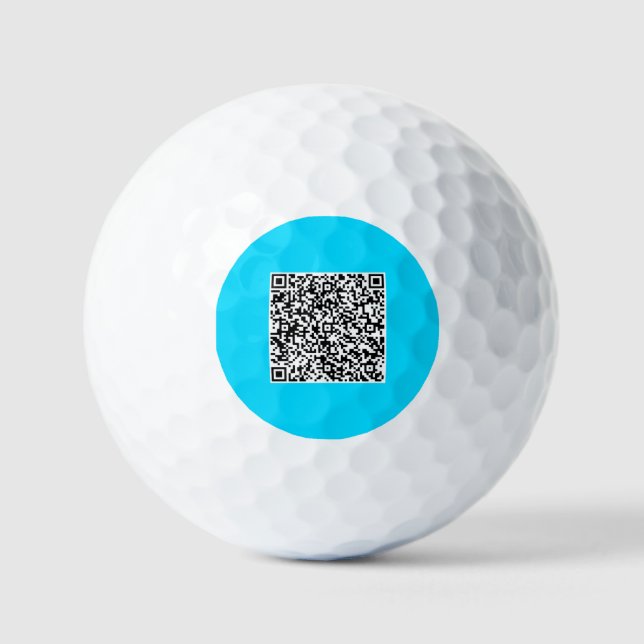 Bedingtes Design Eigener QR-Code-Golfbälle Beispie Golfball (Vorderseite)