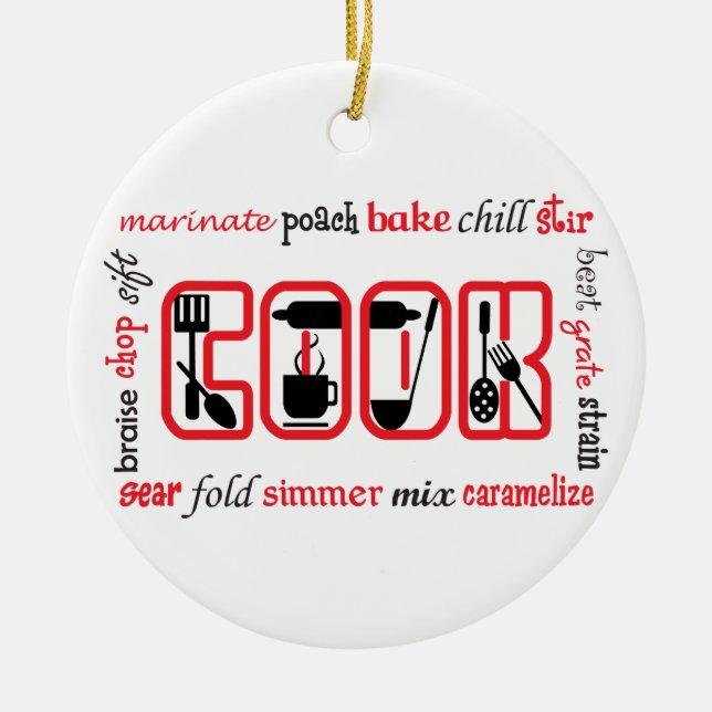 Bedingungen für das Kochen Keramik Ornament (Vorne)