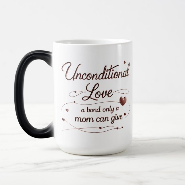 bedingungslose Liebe 15oz Morphing Tasse (Links)