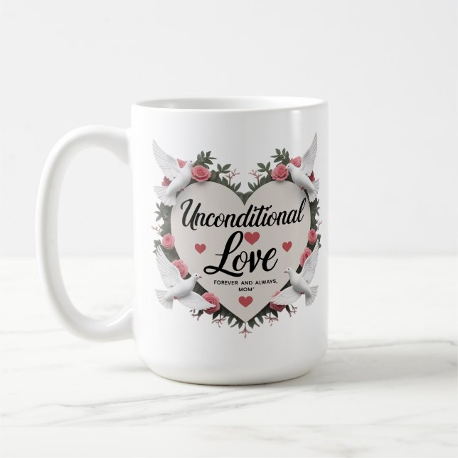 bedingungslose Liebe - für immer und immer, Mama Kaffeetasse (Links)