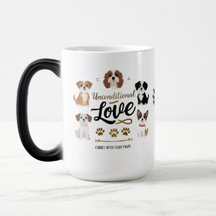 bedingungslose Liebe in jeder Paw - Morphing-Tasse Verwandlungstasse